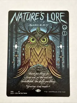 MTG - Nature’s Lore (189) *Non-Foil* Secret Lair: Our Show On Friday - NM - Image 1
