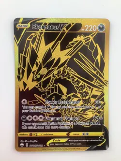 Pokemon TCG Eternatus V SV121/SV122 Shining Fates Gold Secret Rare Holo NM - Image 1