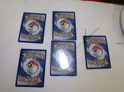 Lot of 5 Pokemon Reverse Holo/Holo Cards - Image 2