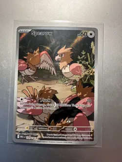 Pokemon TCG Spearow 151/132 Mega Evolutions Illustration Rare - Image 1