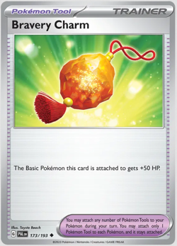 Bravery Charm PAL 173/193 Trainer - Paldea Evolved - Pokemon TCG English - Image 1