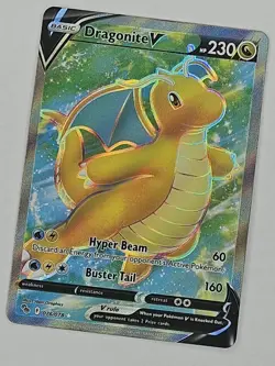 ?? Dragonite V (Full Art) 076/078 Pokemon GO Holo Rare NM FREE SHIPPING ?? - Image 1
