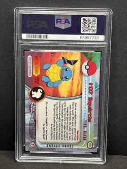 Squirtle TEKNO #7 2000 Topps Chrome Pokemon TV Series 1 PSA 10 Gem Mint Pop 4 - Image 3