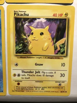 Base Set Starter Pokemon Trio set (Charmander,Bulbasaur,Squirtle+Pikachu) - Image 5