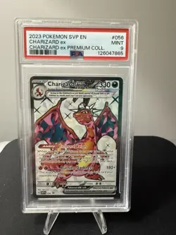 2023 POKEMON SVP EN-SV BLACK STAR PROMO #056 CHARIZARD EX PSA 9 - Image 1