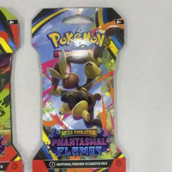 6 Pokemon TCG Phantasmal Flames Booster Pack Factory Sealed New - Promo Pack! - Image 5