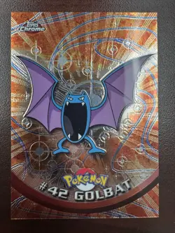 2000 Topps Chrome Pokemon Series 1 #42 Golbat - Image 1