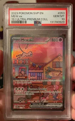 Pokemon Mew ex 151 Ultra-Premium Coll. Full Art Promo SVP EN 053 PSA 10 Gem Mint - Image 1