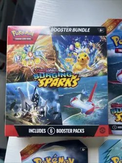 Pokemon Surging Sparks Booster Bundle + 2 Surging Spark Pack & 1 Journey Togthr - Image 1