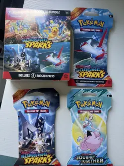 Pokemon Surging Sparks Booster Bundle + 2 Surging Spark Pack & 1 Journey Togthr - Image 2