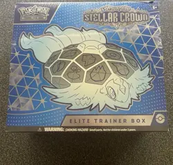 Pokemon Stellar Crown Elite Trainer Box FACTORY SEALED New - Image 1