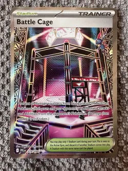 Battle Cage 116/094 ENGLISH Full Art - Pokemon TCG Phantasmal Flames - Image 1