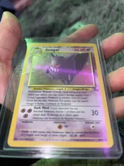 Pokemon Gengar Holo Rare 5/62 Fossil Base Set Vintage 1999 - Image 5