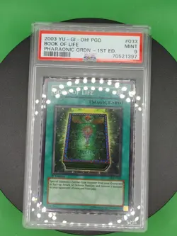 1st Edition PSA 9 Book of Life PGD-033 Super Rare 2003 English Yu-Gi-OH! TCG - Image 4