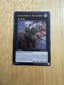 Yu-Gi-Oh! Ghostrick Alucard - SHSP-EN052 - Ultra Rare 1st Edition HP - Image 1