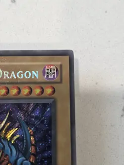 Yugioh LOB-000 Tri-Horned Dragon 1st Edition English Glossy Print Gradeable Mint - Image 4