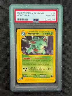 PSA 10 Nidoqueen 22/144 NON HOLO Pokemon Card WOTC Skyridge Non Holo GEM MINT - Image 1