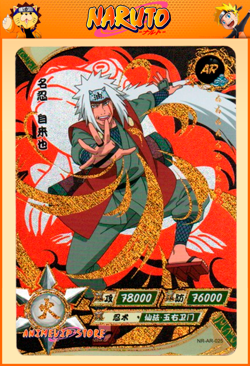 Jiraiya | NR-AR-025 | Card/Carte Naruto Kayou Collection - Image 1