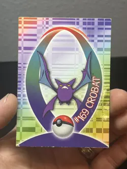 Topps Pokemon Johto League Champions Crobat sticker chase card #169 1 of 37 - Image 1