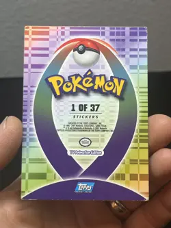 Topps Pokemon Johto League Champions Crobat sticker chase card #169 1 of 37 - Image 3
