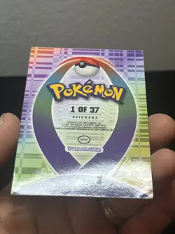 Topps Pokemon Johto League Champions Crobat sticker chase card #169 1 of 37 - Image 4