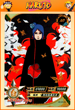 Konan | NR-AR-002 | Card/Carte Naruto Kayou Collection - Image 1