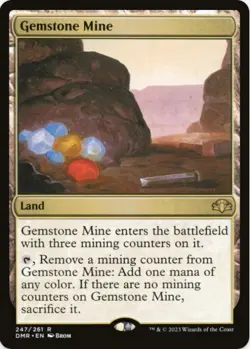 1 x Gemstone Mine - Dominaria Remastered - LP - MTG - Image 1