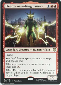 MTG: Spider-Man - Electro, Assaulting Battery - Normal - Image 1