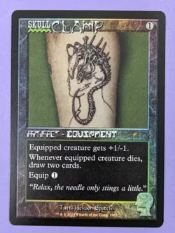 MTG Magic: Secret Lair Drop: Skullclamp - Retro Frame Foil #1663 Promo - NM - Image 1