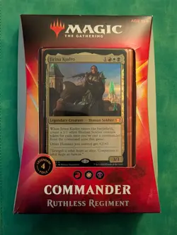 MTG Ruthless Regiment Commander 2020 Ikoria Deck Magic the Gathering Selaed - Image 1