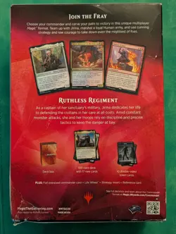 MTG Ruthless Regiment Commander 2020 Ikoria Deck Magic the Gathering Selaed - Image 2