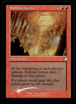 Sulfuric Vortex (Retro Frame) 332 Foil R Dominaria Remastered - Image 1