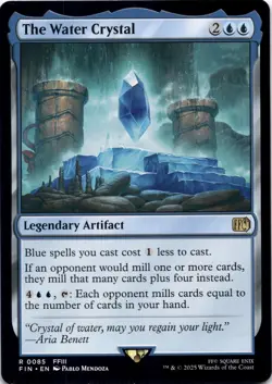 The Water Crystal Final Fantasy Magic MTG NM - Image 1