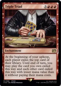 Triple Triad Final Fantasy Magic MTG NM - Image 1