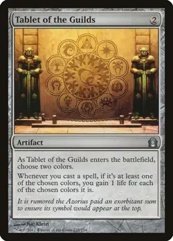 4x Tablet of the Guilds - NM/LP - Return to Ravnica Block - SPARROW MAGIC - Image 1