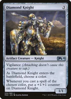 4x Diamond Knight - NM - Core Set 2019-2021 - SPARROW MAGIC - Image 1