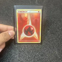 Pokemon TCG Fire Energy Ho-Oh Holo Call of Legends Ultra Rare Common Card 89/95 - Image 1