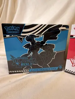 Pokemon TCG Brand New Black Bolt and White Flare ETB Sealed Duo - Same Day Ship - Image 3