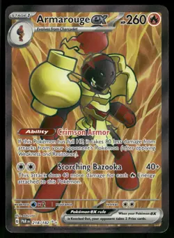 Armarouge ex - 218/182 Ultra Rare Holo NM Pokemon SV04: Paradox Rift - Image 1