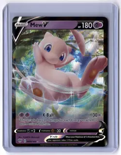 Mew V 069/189 Ultra Rare Holo NM Pokemon SWSH03: Darkness Ablaze - Image 1