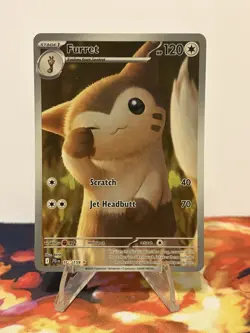 Pokemon TCG Journey Together : Furret 168/159 Secret Illustration Rare SIR 2025 - Image 2