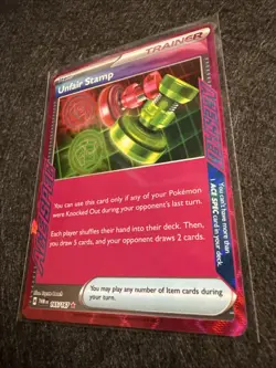 Unfair Stamp 165/167 - ACE SPEC Rare - Pokemon TCG - Twilight Masquerade - NM - Image 2