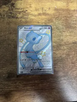 Pokemon TCG Mew EX 216/091 Paldean Fates Full Art Shiny Ultra Rare NM-MT - Image 1