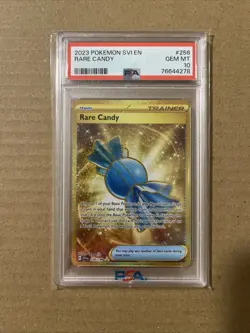 2023 Pokemon SVI En-Scarlet & Violet Hyper Rare #256 Candy PSA 10 - Image 1