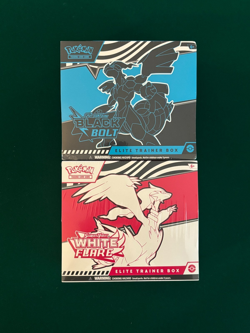 Pokemon Black Bolt and White Flare Elite Trainer Box ETBX2 FACTORY SEALED COMBO - Image 1