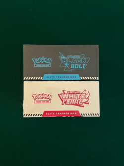 Pokemon Black Bolt and White Flare Elite Trainer Box ETBX2 FACTORY SEALED COMBO - Image 2