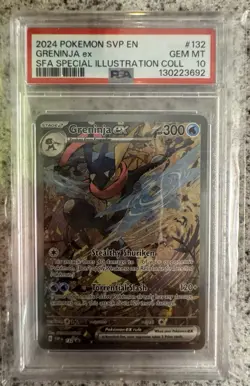 2024 Pokemon Greninja ex SFA Special Illustration #132 PSA 10 GEM MT - SVP EN - Image 1