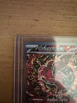 X1 Pokemon Card Black Star Promo Oricorio Ex 024 from Mega Charizard UPC English - Image 2