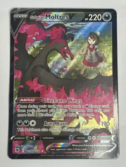 Galarian Moltres V TG20/TG30 Pokemon Astral Radiance Trainer Gallery NM - Image 1