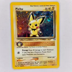 HOLO PICHU 12/111 NEO GENESIS UNLIMITED MP POKEMON - Image 1